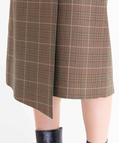 セール 50 Off グレンチェックワンピース ランバンオンブルー Lanvin En Bleu D Fashion