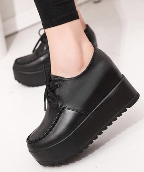 セール オックスフォード おじ靴 厚底 ローファー レディース コンフォートシューズ おしゃれ ミニミニストア Miniministore D Fashion