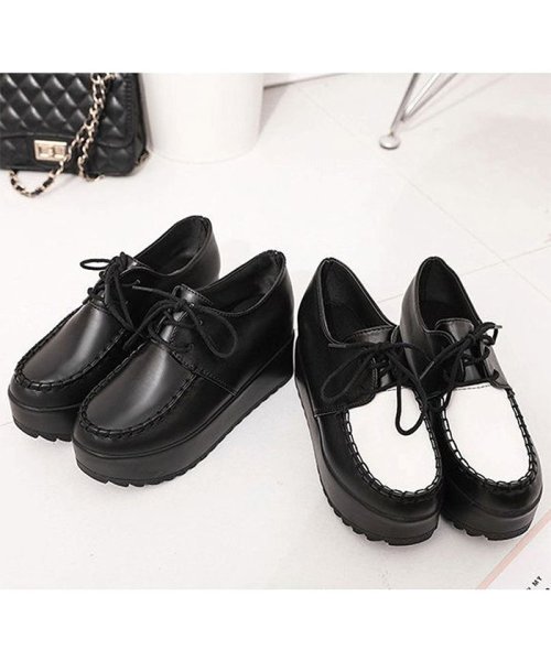 セール オックスフォード おじ靴 厚底 ローファー レディース コンフォートシューズ おしゃれ ミニミニストア Miniministore D Fashion