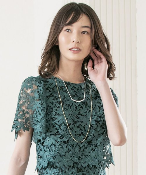 結婚式 お呼ばれ対応 バイカラーチェーンネックレス フォルムフォルマ Form Forma D Fashion 結婚式 お呼ばれ対応 バイカラーチェーンネックレス フォルムフォルマ Form Forma D Fashion