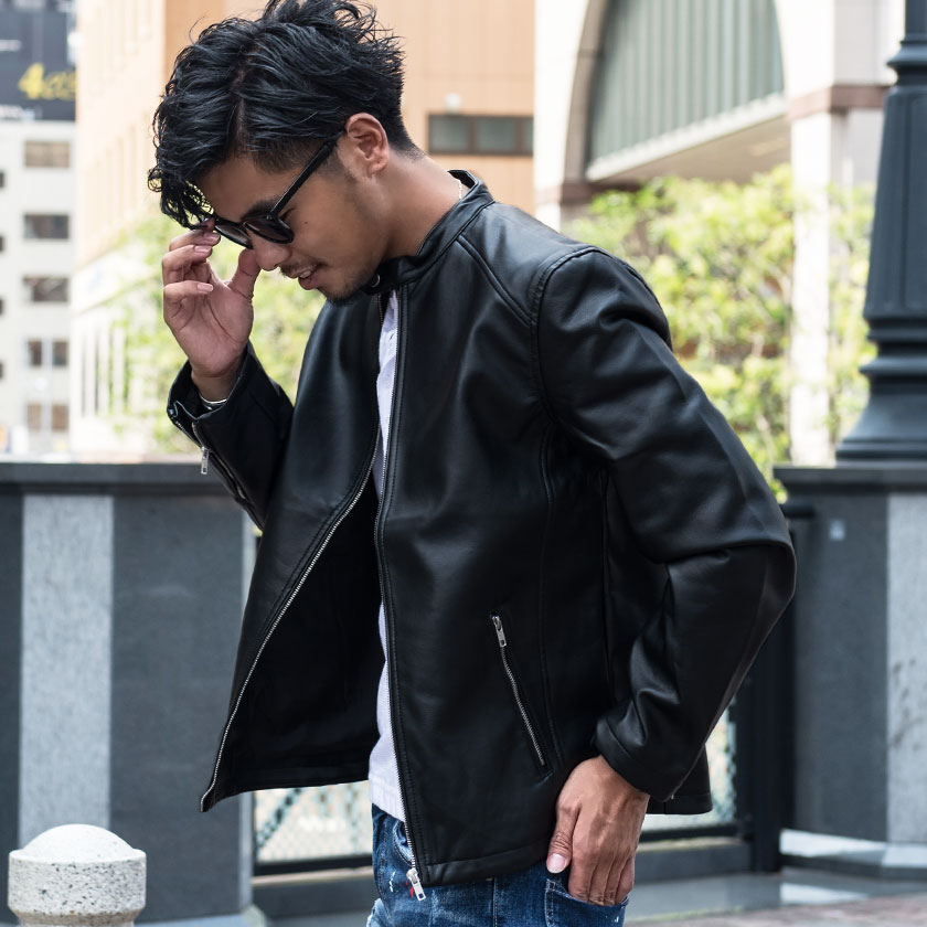 ビッチ VICCI VICCI【ビッチ】PUレザーシングルライダース