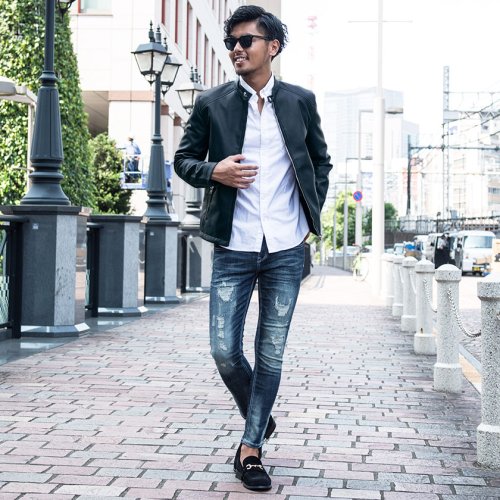 Vicci ビッチ Puレザーシングルライダースジャケット ビッチ Vicci D Fashion