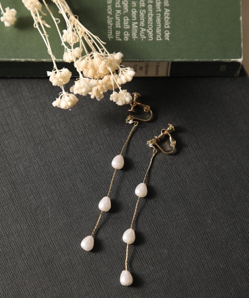 セール 変型パールロングチェーンイヤリング ロペピクニック パサージュ Rope Picnic Passage D Fashion セール 変型パールロングチェーンイヤリング ロペピクニック パサージュ Rope Picnic Passage D Fashion
