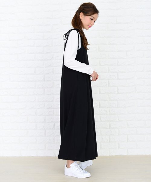 セール34%OFF】肩ひもリボン付き サロペットワイドパンツ オールインワン・パンツ(502620649) | レースレディース(Lace Ladies) - d fashion セール34%OFF】肩ひもリボン付き サロペットワイドパンツ オールインワン・パンツ(502620649) | レースレディース(Lace Ladies) - d fashion