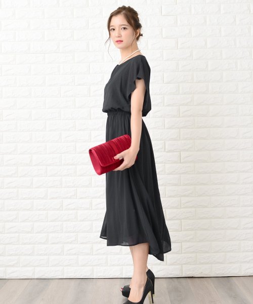 セール フリル袖フィッシュテールフォーマルワンピース ドレス レースレディース Lace Ladies D Fashion セール フリル袖フィッシュテールフォーマルワンピース ドレス レースレディース Lace Ladies D Fashion
