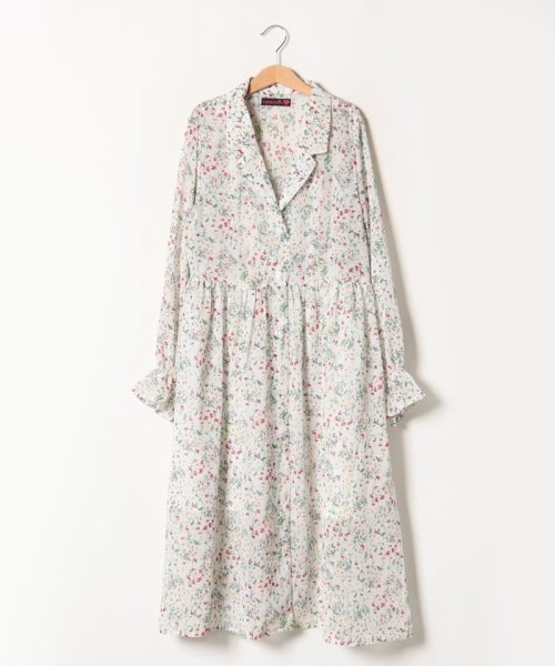 セール 花柄シフォン長袖ワンピース ラブトキシック Lovetoxic D Fashion セール 花柄シフォン長袖ワンピース ラブトキシック Lovetoxic D Fashion