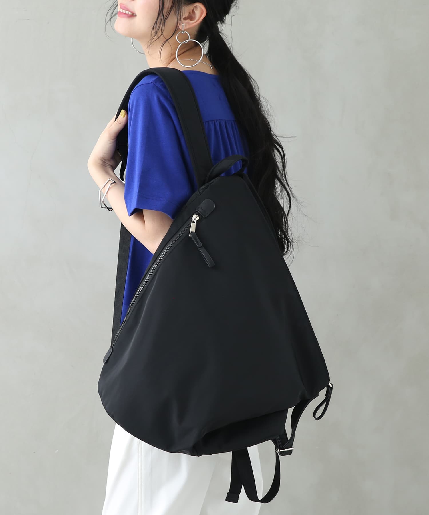 ポリエステルツイルデザインリュック』(502647432) | オシャレ