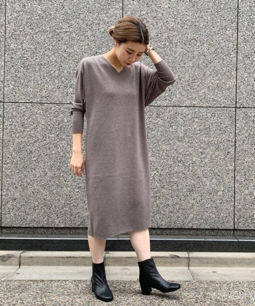 セール Off Web限定 三角袖vネックニットワンピース 丈長め105cm フレディエミュ Fredy Emue D Fashion セール Off Web限定 三角袖vネックニットワンピース 丈長め105cm フレディエミュ Fredy Emue D Fashion