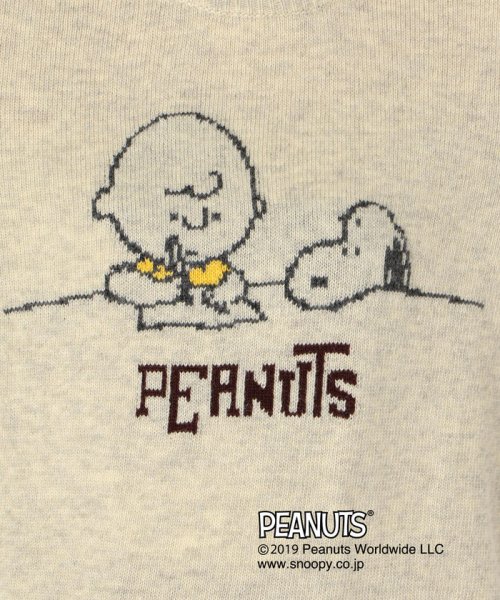 セール Charlie Brown チャーリー ブラウン Snoopy スヌーピー Wジャガードニット Peanuts ピーナッツ フレディレピ Fredy Repit D Fashion