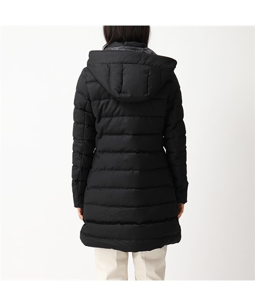 セール Ltaa4758 Zeja ウール フード付き ロング ダウンコート ダウンジャケット 19 Black レディース タトラス Tatras D Fashion