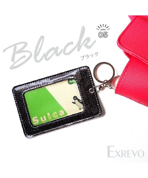 パスケース かわいい おしゃれ 定期入れ レディース エナメル ラメ 縦型 Icカードケース 通学 高校生 中学生 子供 エクレボ Exrevo D Fashion