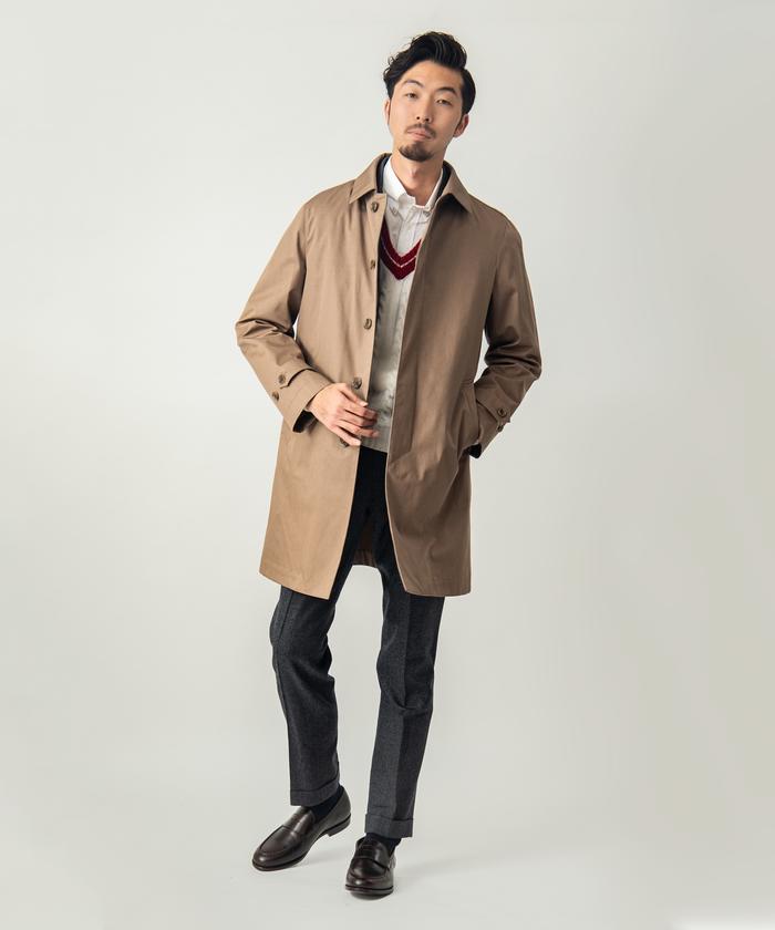 セール 60%OFF】SD: LORO PIANA STORMSYSTEM コットン ステンカラー ...