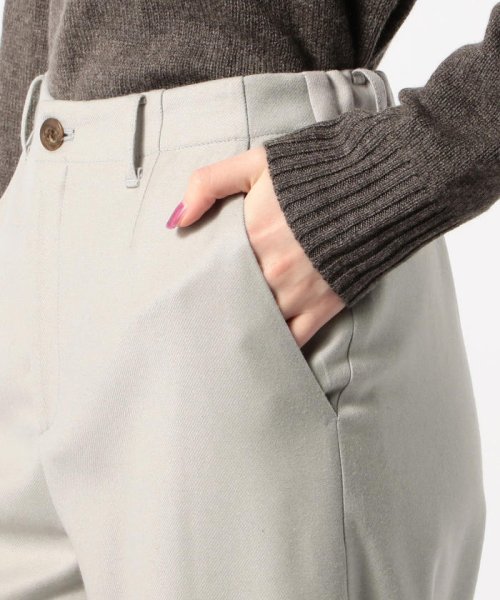 ウールツイル ストレートパンツ