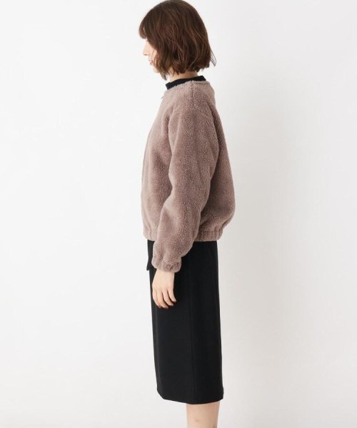 セール Llあり 2点セット ボアブルゾン ワンピースセット グローブ Grove D Fashion