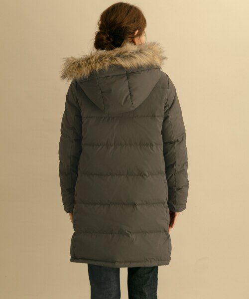 セール】ストレッチタフタロングダウンコート(502700492 セール】ストレッチタフタロングダウンコート(502700492