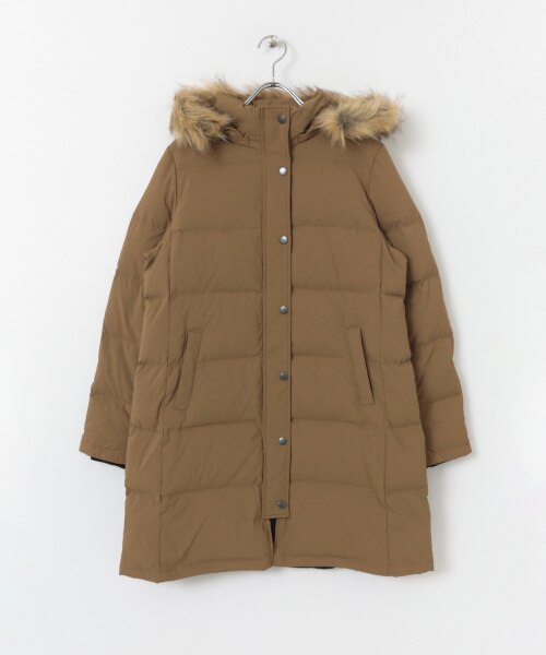 セール】ストレッチタフタロングダウンコート(502700492 セール】ストレッチタフタロングダウンコート(502700492