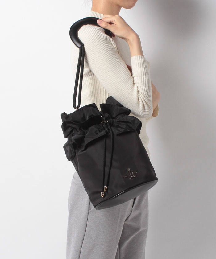セール 50%OFF】ニナ 大リボン付きショルダーバッグ(502673549 セール 50%OFF】ニナ 大リボン付きショルダーバッグ(502673549