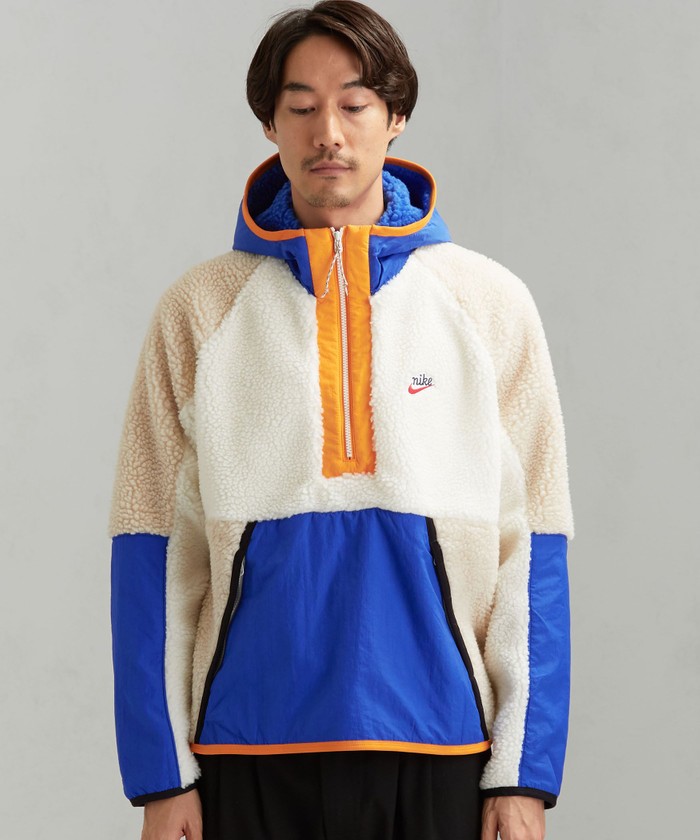 NIKEハーフジップボアフリース