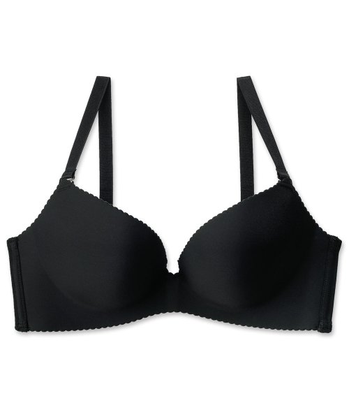 シームレス ブラジャー 美胸ブラ 3 4カップ 単品 下着 ブラ 盛ブラ 脇肉 脇高ブラ 盛りブラ 谷間 透けない 響かない 女性 盛れるブラ ベージュ 盛り エメフィール Aimerfeel D Fashion