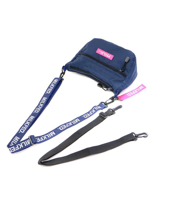 [ミルクフェド][MILKFED]ロゴベーシック ショルダーバッグ ブラウン MILKFED. ミルクフェド ショルダーバッグ LOGO BASIC SHOULDER