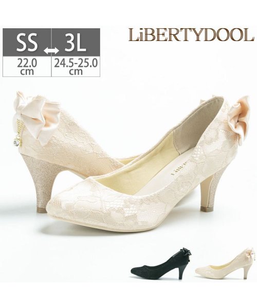セール リバティードール Liberty Dool パーティーパンプス バックリボン Ms 13 フットプレイス Foot Place D Fashion