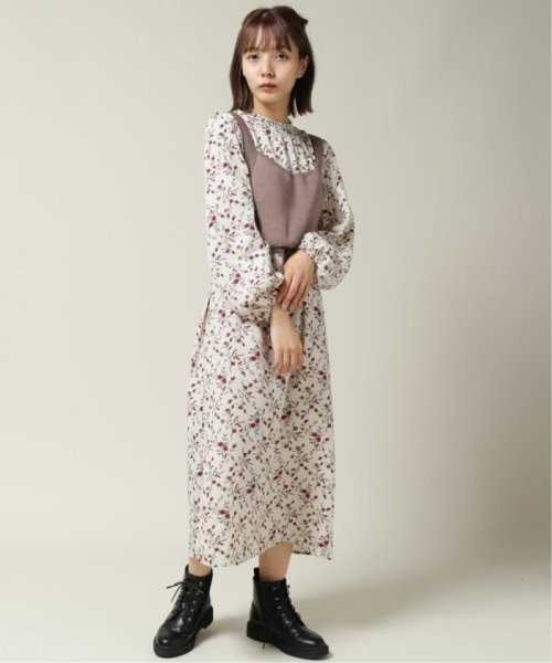 2点セット 花柄ワンピxニットビスチェ フレームスレイカズン Framesraycassin D Fashion 2点セット 花柄ワンピxニットビスチェ フレームスレイカズン Framesraycassin D Fashion
