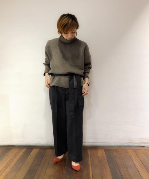 セール 60%OFF】YAKタートルサイドスリットニット(502547116
