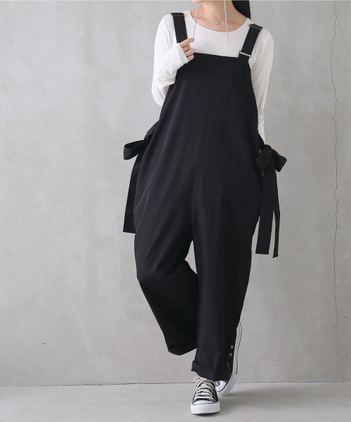 【セール】『サイドリボンデザインサロペット』(502748235) | オシャレウォーカー(osharewalker) - d fashion