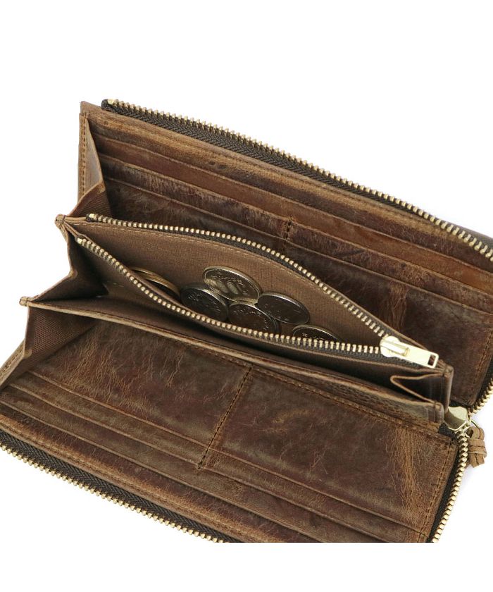 スロウ SLOW L字ファスナー長財布 kudu クーズー L zip long wallet 本 スロウ SLOW L字ファスナー長財布 kudu クーズー L zip long wallet 本