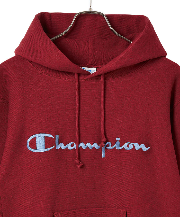 セール】【Champion】リバースウィーブロゴ刺繍スウェットパーカー 