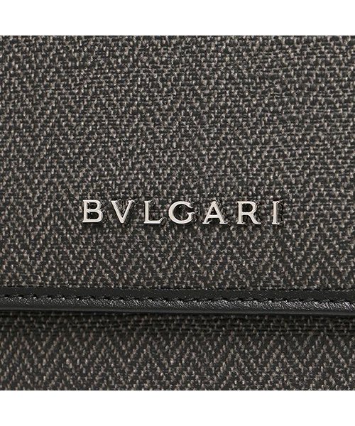 Bvlgari ブルガリ 325 Weekend ウィークエンド 長財布 ブラック シルバー ブルガリ Bvlgari D Fashion