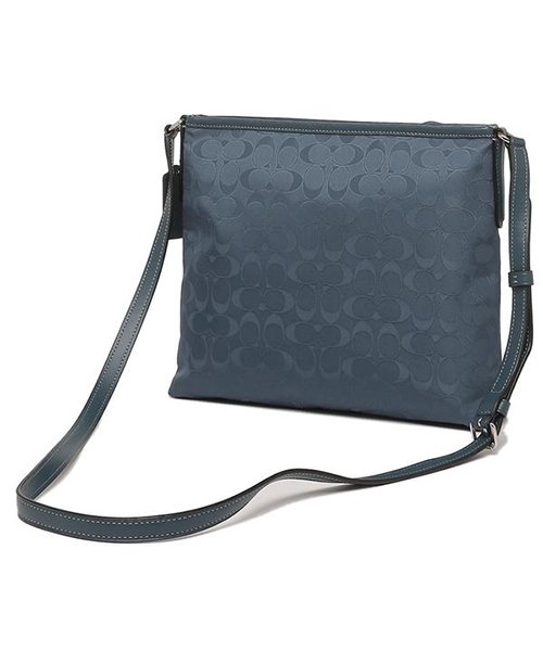 コーチ バッグ アウトレット Coach F Svbl ファイルクロスボディ シグネチャー ナイロン レディース ショルダーバッグ ブルー 青 コーチ Coach D Fashion