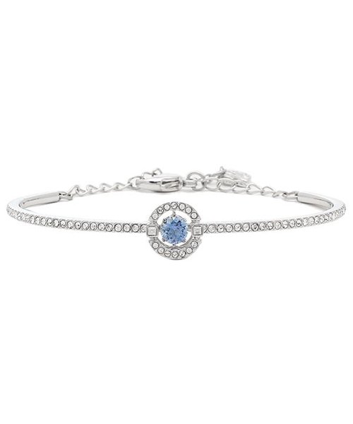 セール スワロフスキー ブレスレット アクセサリー Swarovski Sparkling Dance レディース バングル ブルー シルバー スワロフスキー Swarovski D Fashion