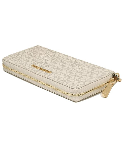 MICHAEL KORS　マイケルコース　長財布　ホワイト　超美品 MK 長財布 レザー ロゴ 白 ホワイト（2023/03/04買取