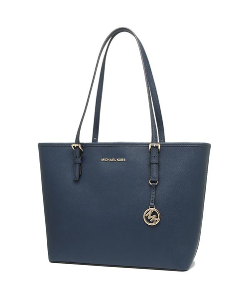 MICHAELKORS トートバッグ マイケルコース 紺 グレー