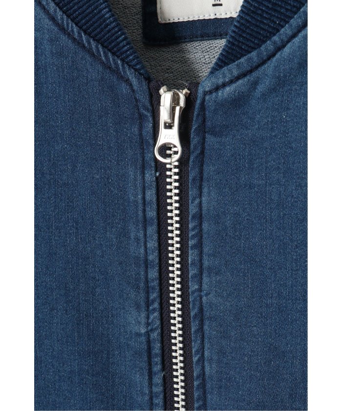 【未使用に近い】Imakokoni　ブルーカラーデニムジャケット　ダッフル コカ coca ビッグシルエットデニムジャケット （Blue