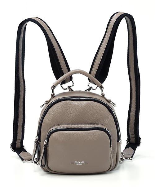 TOPKAPI トプカピ スプリットレザー　A4 リュック　グレー TOPKAPI トプカピ スプリットレザー A4 リュック グレー