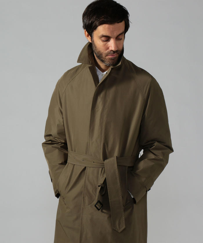 セール 30%OFF】ポリエステルタフタ ベルテッドステンカラー