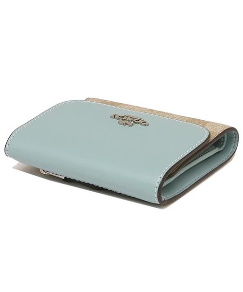 コーチ 財布 アウトレット Coach F875 シグネチャー スモール ウォレット 二つ折り財布 コーチ Coach D Fashion