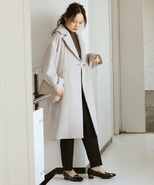 セール 50 Off 蓄熱 静電気防止 2way フレンチウール混取り外しオーバーコート ビス Vis D Fashion セール 50 Off 蓄熱 静電気防止 2way フレンチウール混取り外しオーバーコート ビス Vis D Fashion