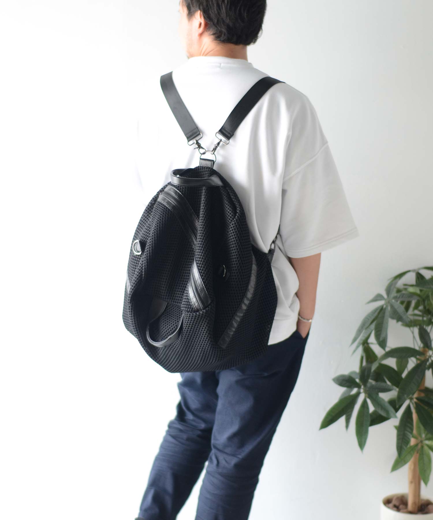 セール 36%OFF】メッシュ3wayリュック【aroco/アロコ】 メンズ