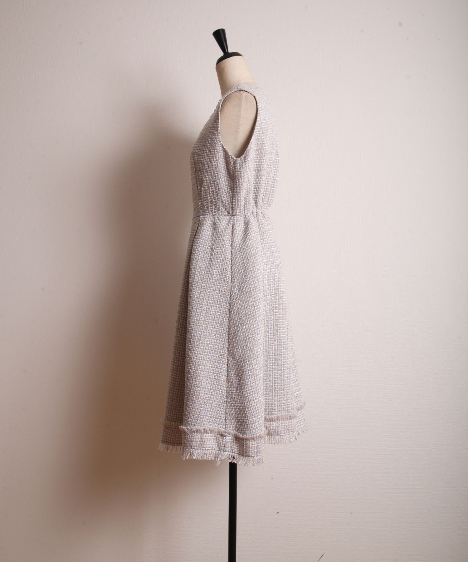 ノースリーブ ショートドレスワンピース S〜L ビジュー セール 30%OFF】トッコクローゼット tocco closet ビジュー付き