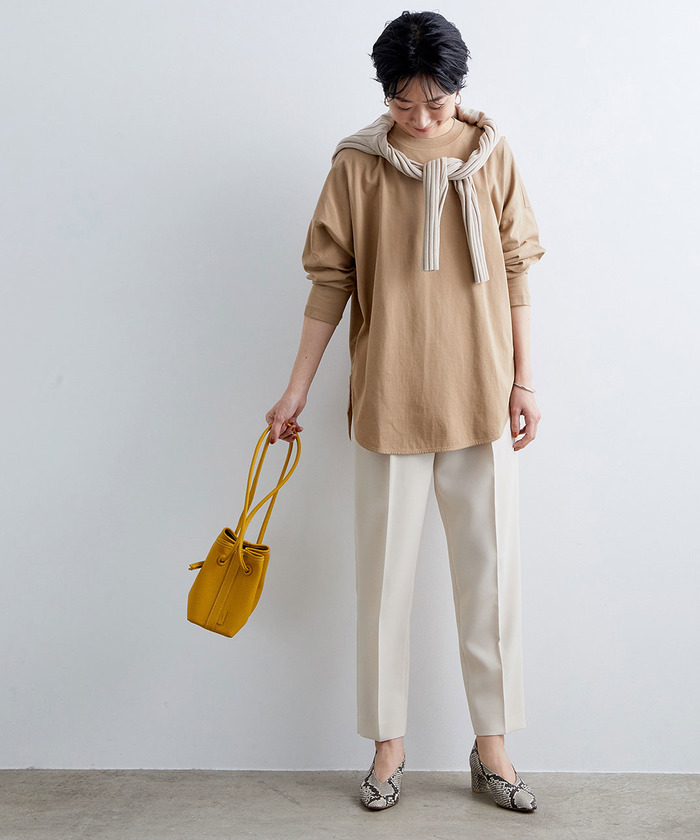 セール 60%OFF】強撚コットンチュニックTEE(502815108) | アダム