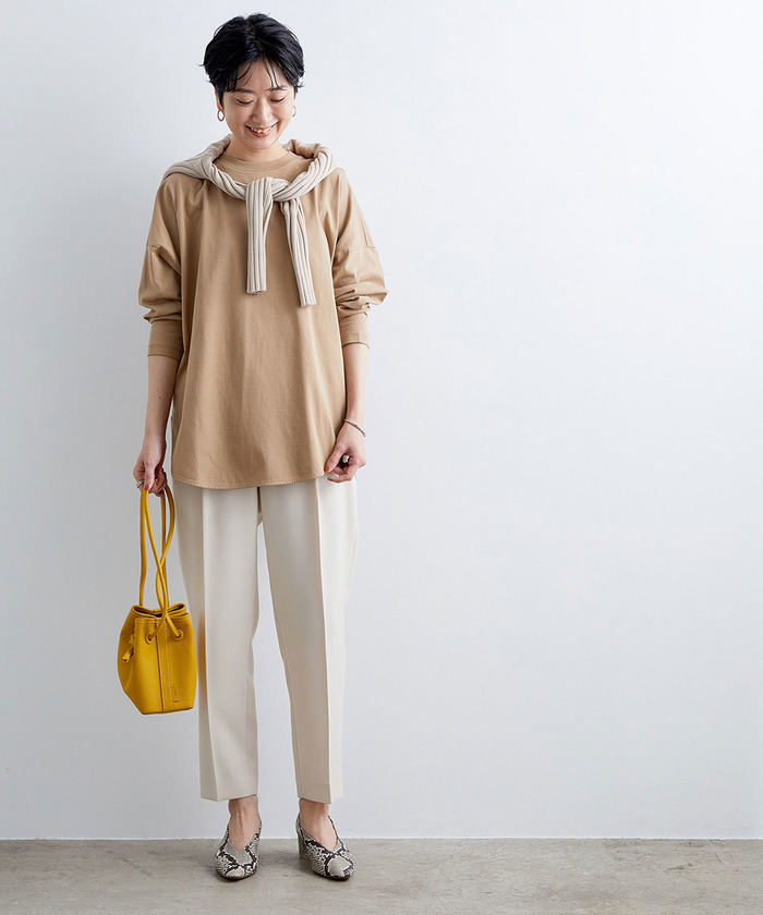 セール 60%OFF】強撚コットンチュニックTEE(502815108) | アダム