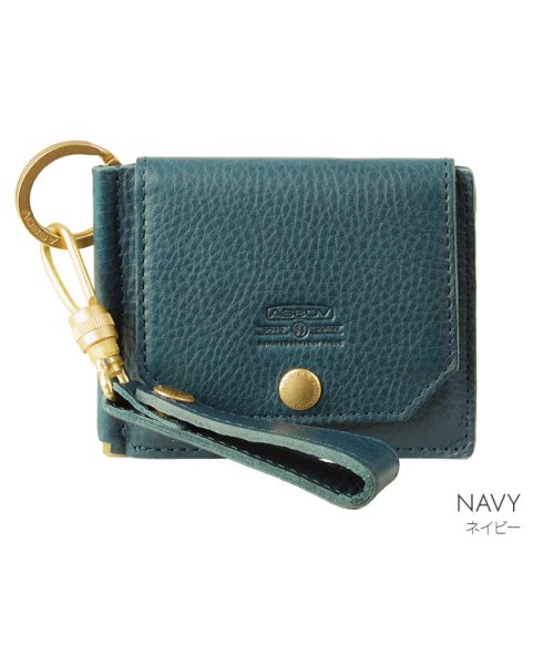 アッソブ マネークリップ 財布 小銭入れ コインケース 本革 オイルドシュリンクレザー As2ov アッソブ As2ov D Fashion