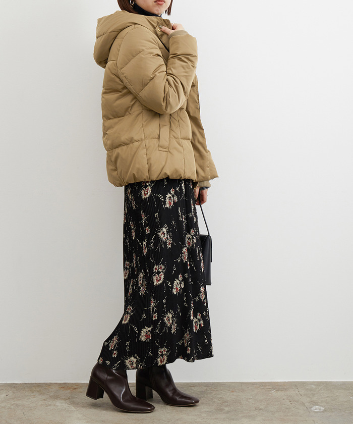 アダムエロペalliedショートダウンブルゾン ダウンコート