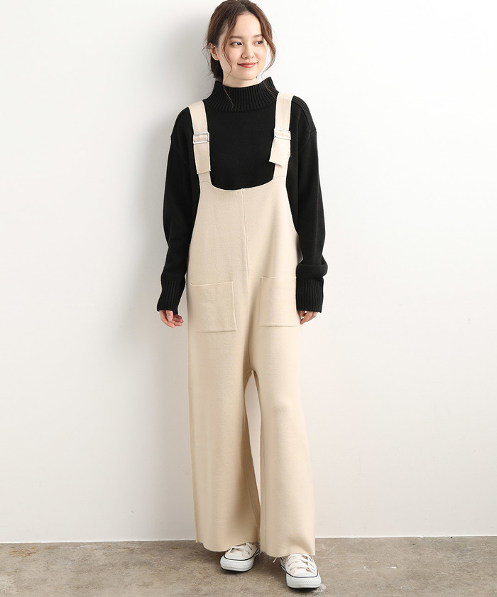セール 50%OFF】【WEB限定】ニットサロペット(502828995) | ビス