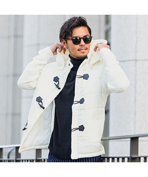 セール Cavaria キャバリア メンズ 3g中綿切替ニットダッフル コート キャバリア Cavaria D Fashion セール Cavaria キャバリア メンズ 3g中綿切替ニットダッフル コート キャバリア Cavaria D Fashion