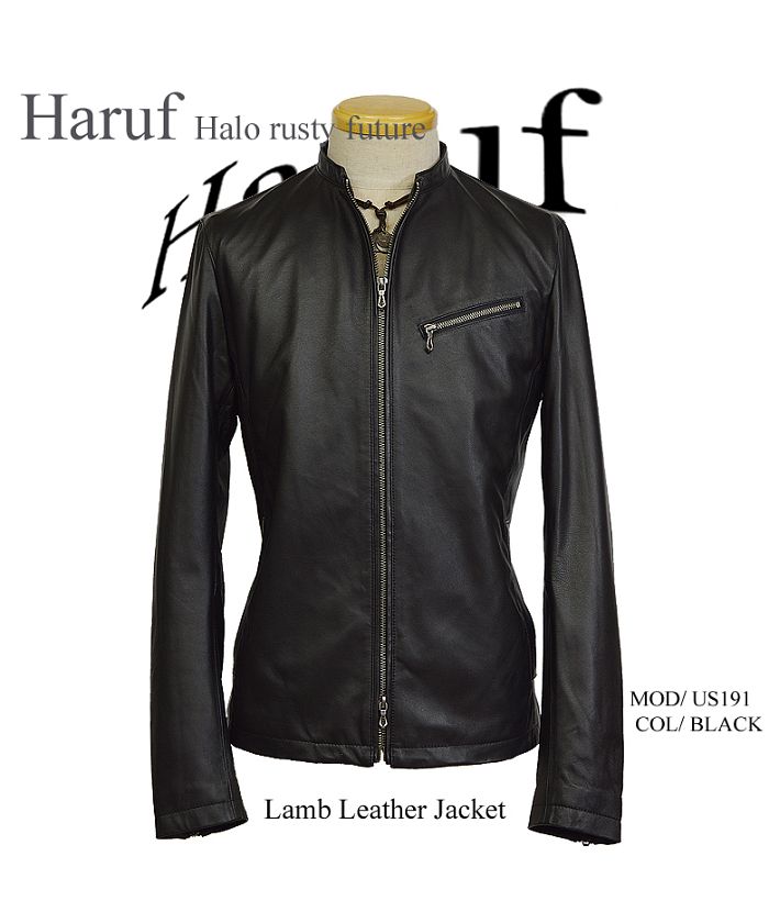 ハルフ Haruf レザージャケット メンズ 革ジャン ライダース
