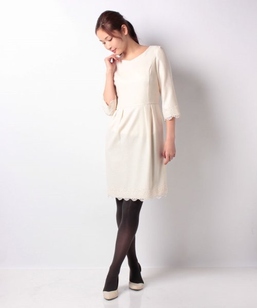 セール 60 Off 裾ケミカルレースワンピース デビュー ド フィオレ Debut De Fiore D Fashion